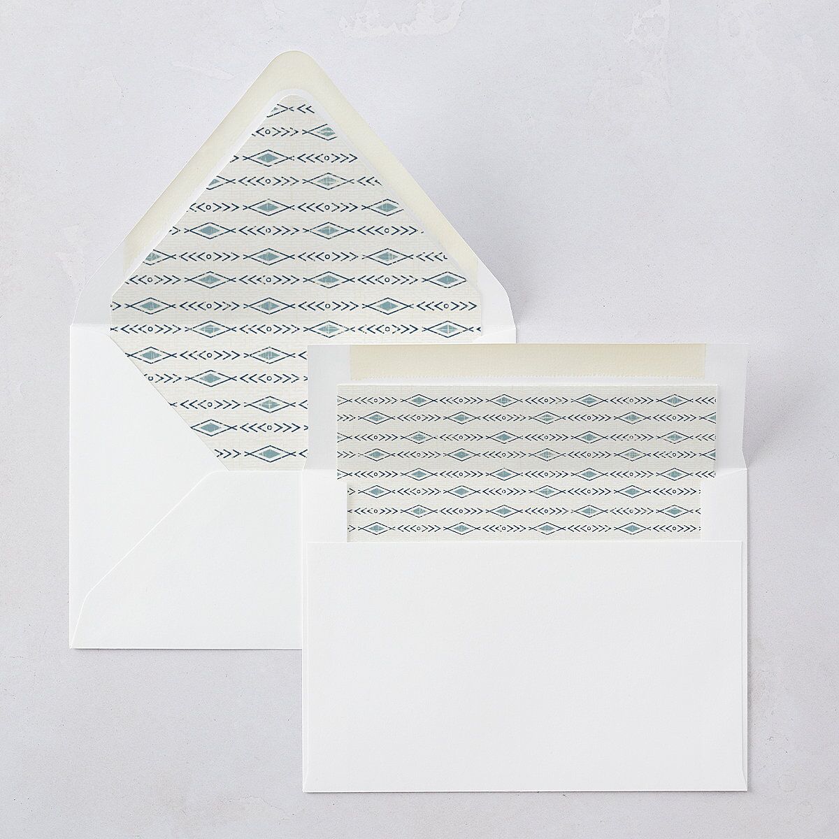Vintage Mountain Euro Envelope Liners Dusty Blue Luxe