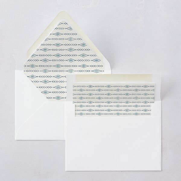 Vintage Mountain Euro Envelope Liners Dusty Blue Luxe