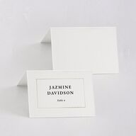 Gilded Wreath Place Cards Gold Pure White Signature