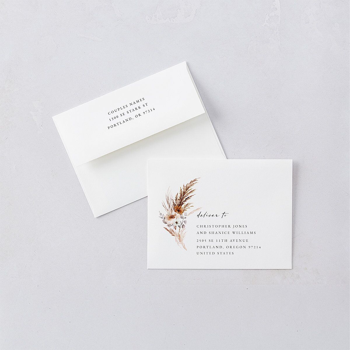Bohemian Hoop Save the Date Petite Cards — view 6