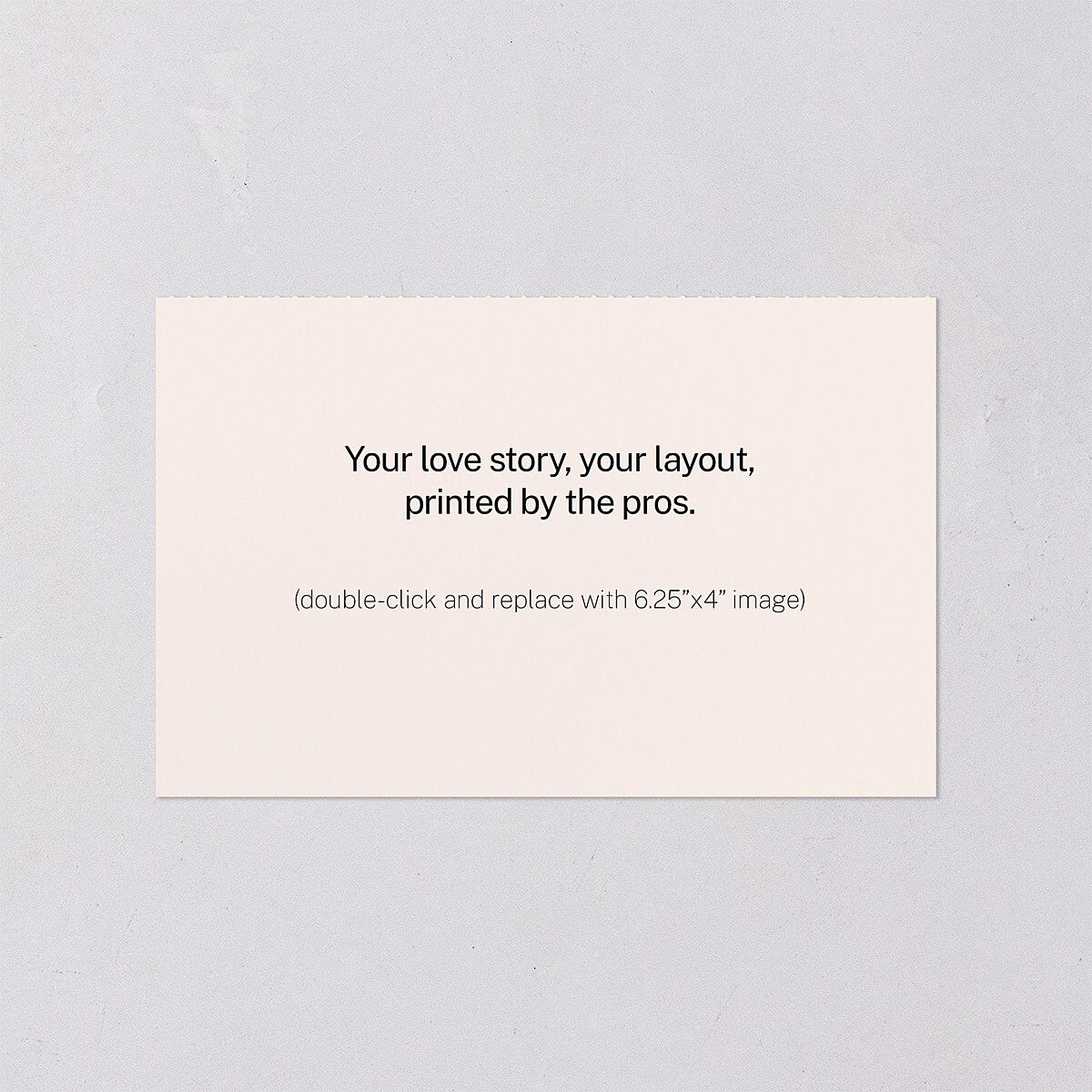 Upload Your Own Design Portrait Photo All-in-One Wedding Invitations Pure White Signature Light Both Recipient and Return Addresses No