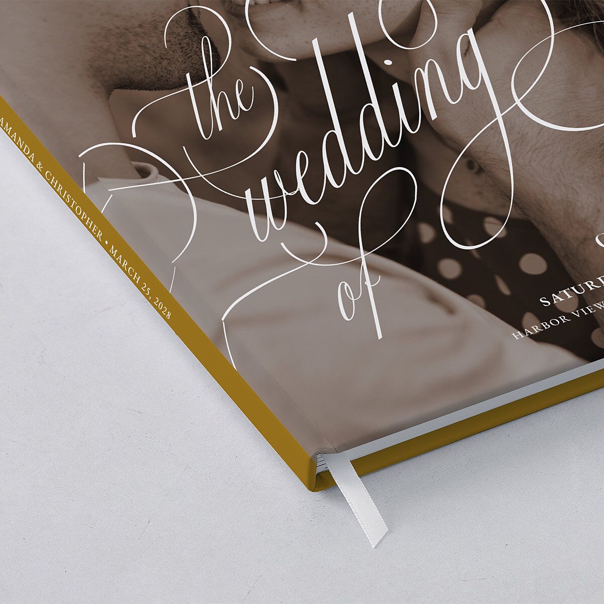 Photo Flourish Guest Books Marigold