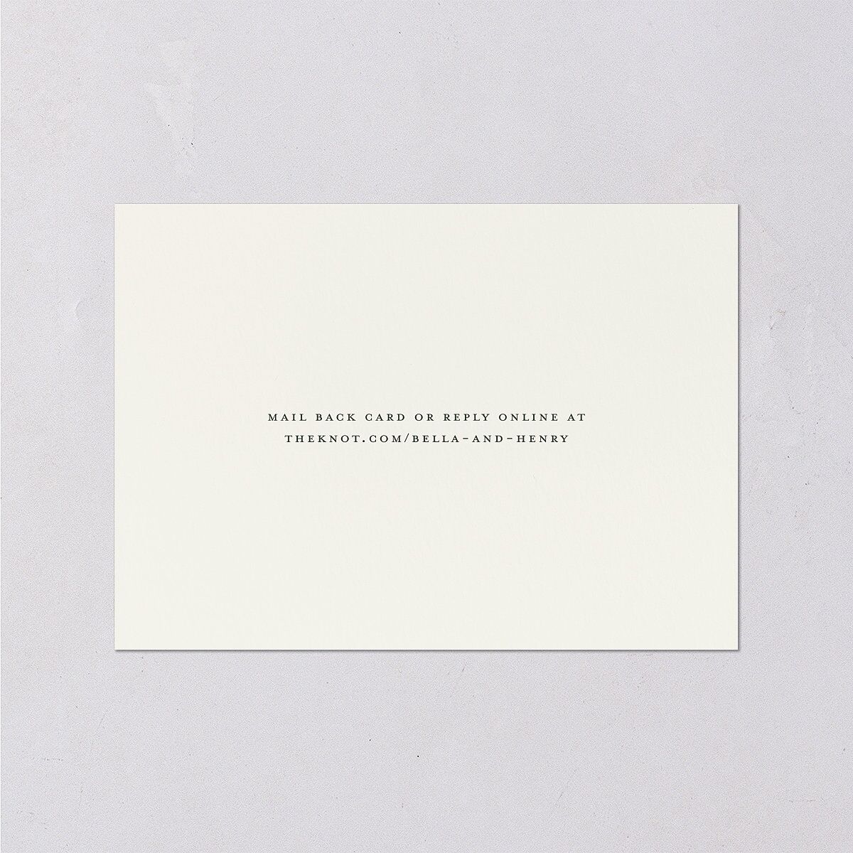 Dainty Fairytale Greenery Wedding Response Cards — view 2