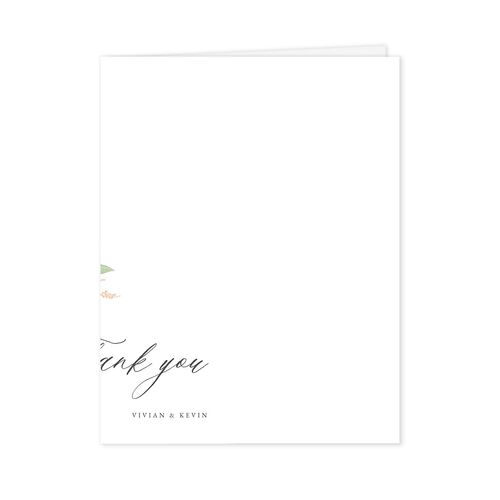 Beloved Floral Thank You Cards Sand