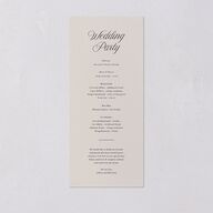 Elegant Oval Monogram Wedding Programs Sand Signature