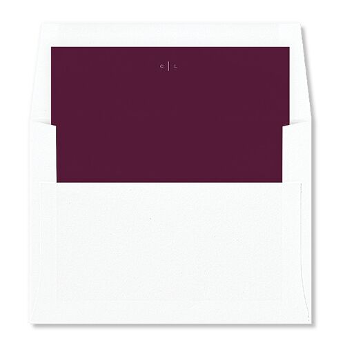 Sparkling Night Envelope Liners Bordeaux Standard