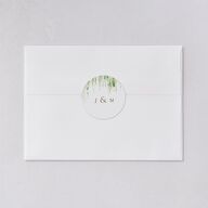 Southern Spanish Moss Wedding Stickers Pure White