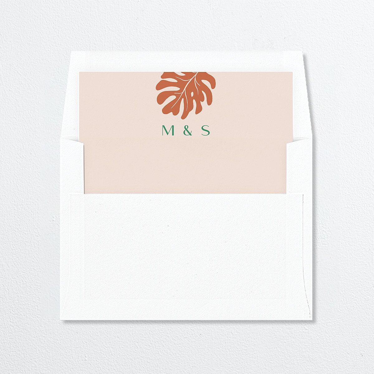 Impressionist Paradise Envelope Liners Rose Gold Standard