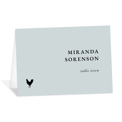 Vertical Names Place Cards Licorice Signature