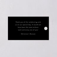 Shimmering Frame Favor Gift Tags Gold Licorice Signature
