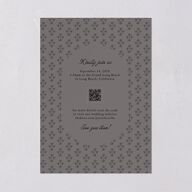 Vintage Romantic Photo Wedding Invitations Medieval Grey Signature Blank No Standard