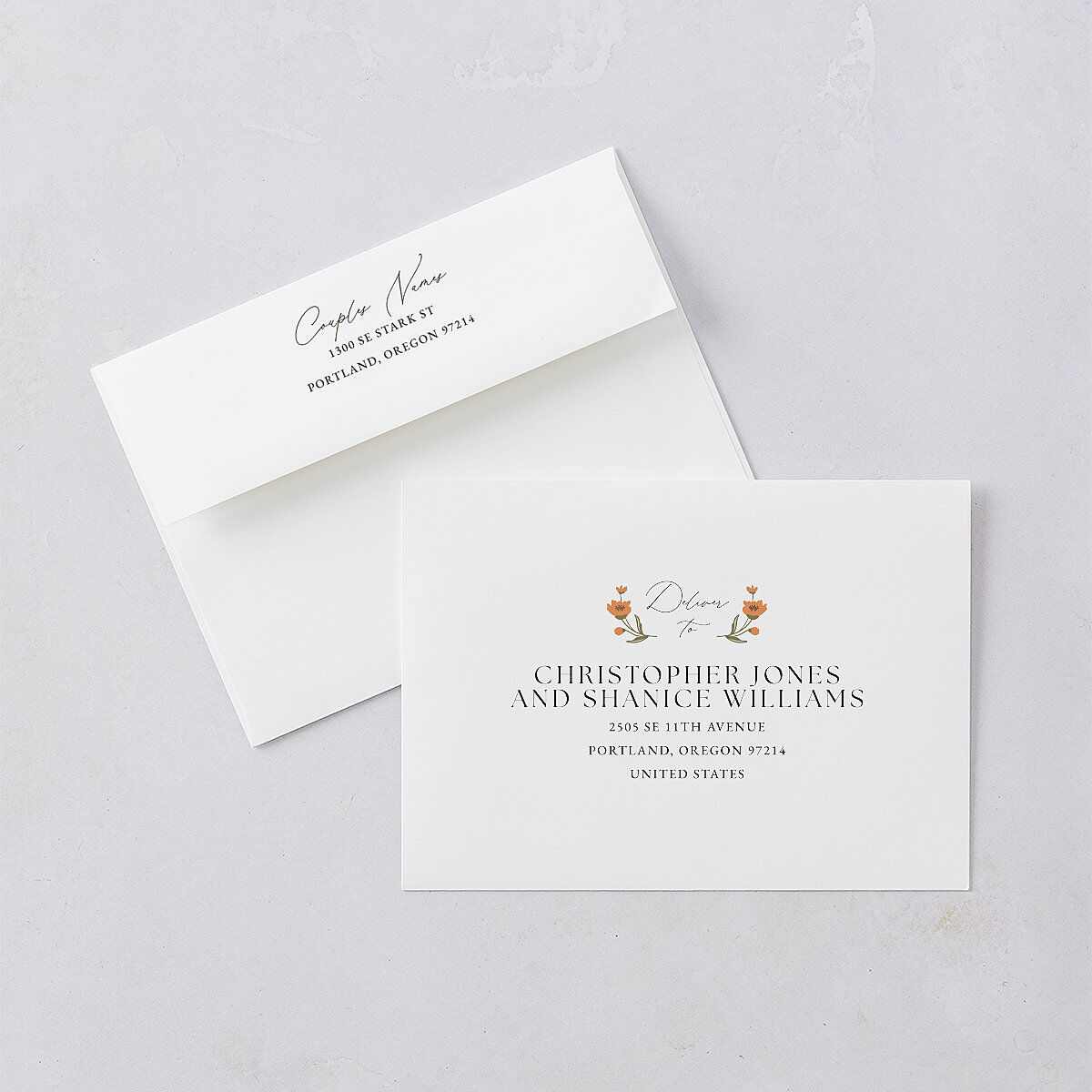 Flora Garden Border Bridal Shower Invitations Olive Signature Blank