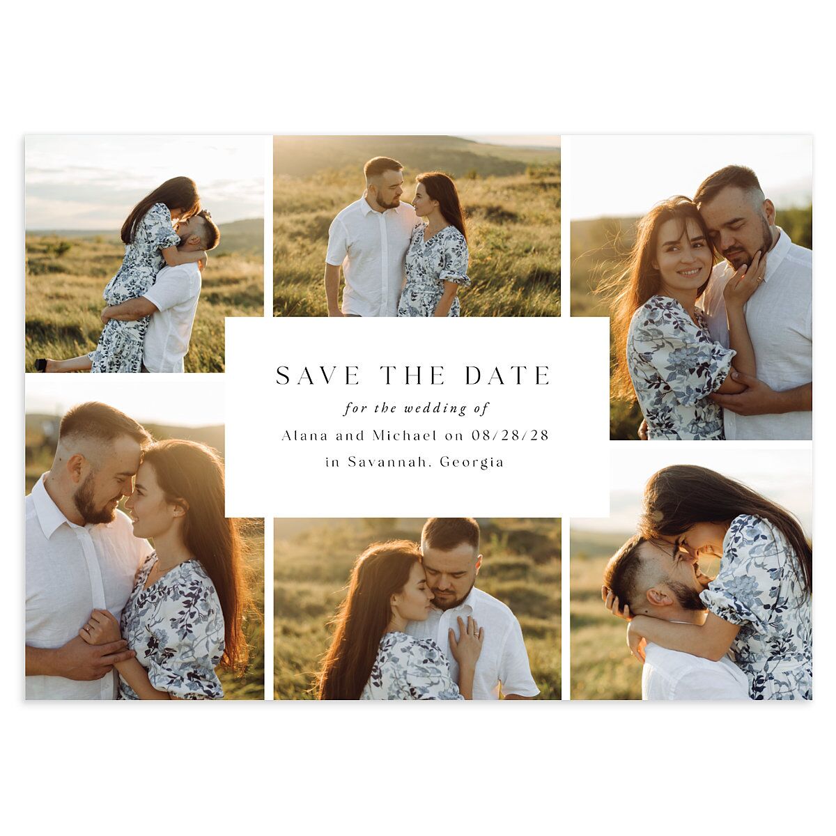 Landscape Gallery Save the Date Cards
