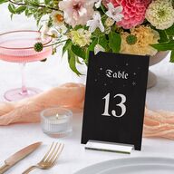 Moody Gothic Rose Table Numbers Midnight Signature