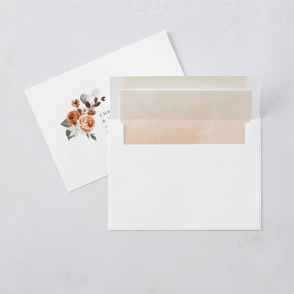 Eucalyptus Bouquet Engagement Party Invitations Terracotta Signature Blank Standard