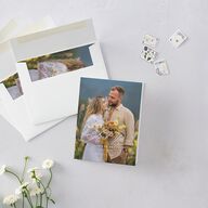 Western Horseshoe Botanical Thank You Cards Mocha