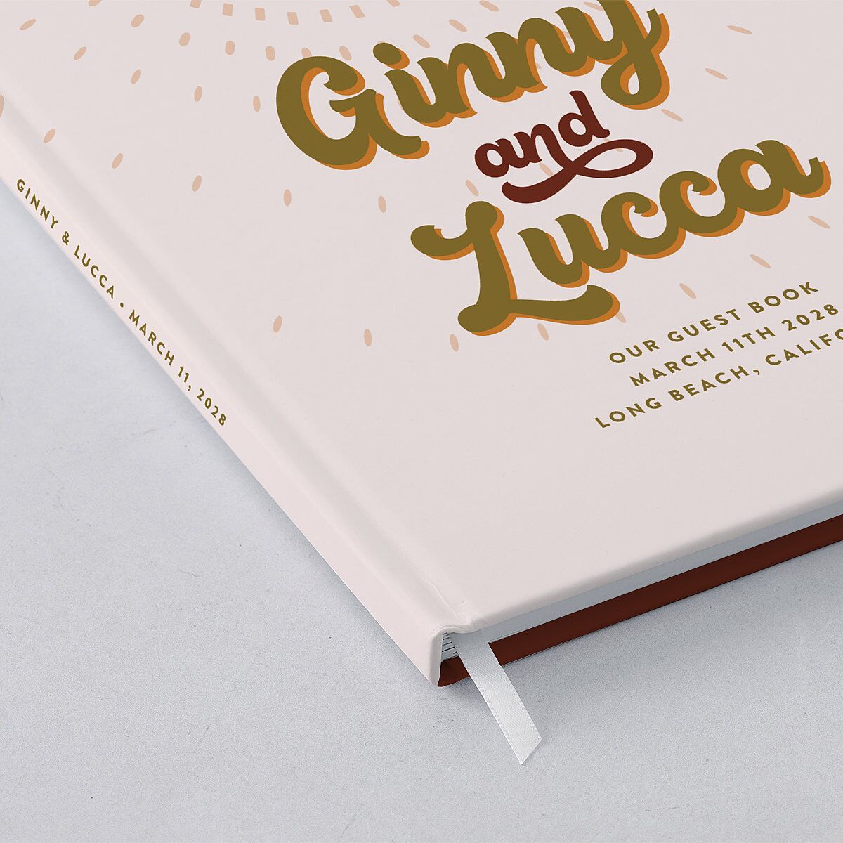 Disco Love Guest Books Umber
