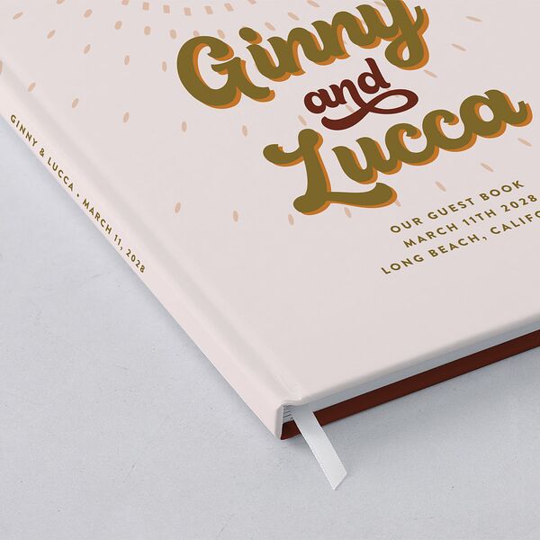 Disco Love Guest Books Umber