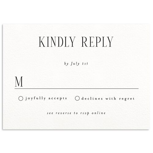 Dallas Skyline Wedding Response Cards Midnight Signature Standard