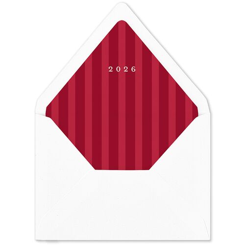 Instant Film Christmas Confetti Euro Envelope Liners Ivory Luxe