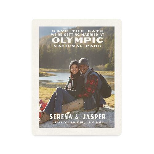 Mountain Park Poster Save The Date Magnets Stream Magnet Paper