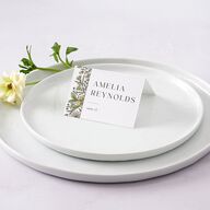 Timeless Wildflowers Place Cards Pear Signature