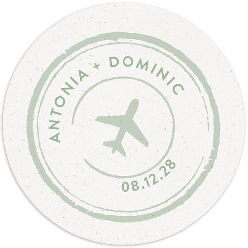 Timeless Passport Wedding Stickers Tiffany