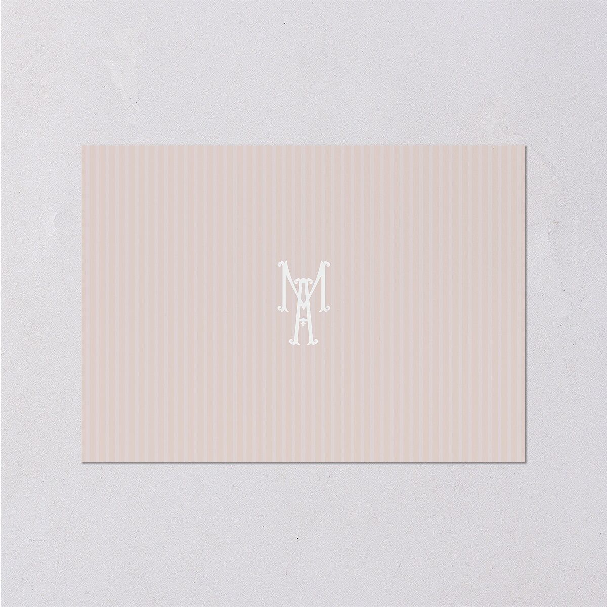 Elegant Floral Regency Wedding Response Cards Pink Cotton Signature Standard