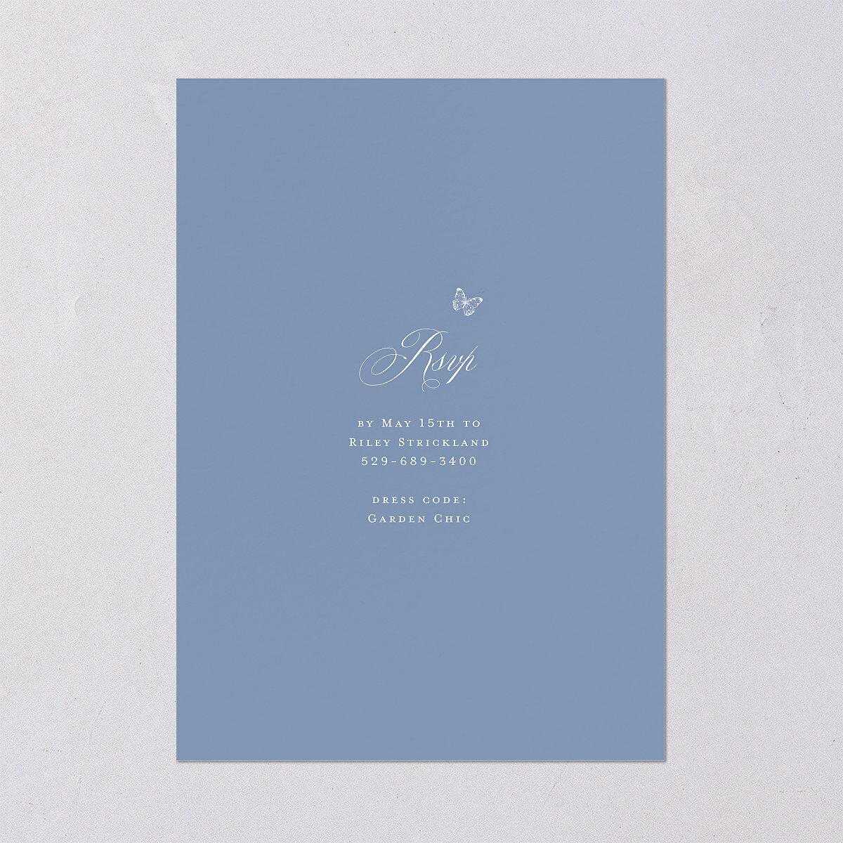 Elegant Rose Crest Engagement Party Invitations Sapphire Signature Blank Standard