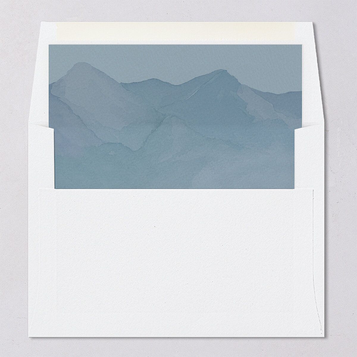 Mountain Wildflowers Envelope Liners Standard Dusty Blue Liner