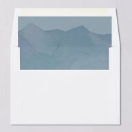 Mountain Wildflowers Envelope Liners Standard Dusty Blue Liner