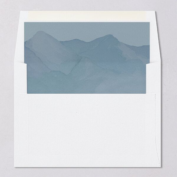 Mountain Wildflowers Envelope Liners Standard Dusty Blue Liner