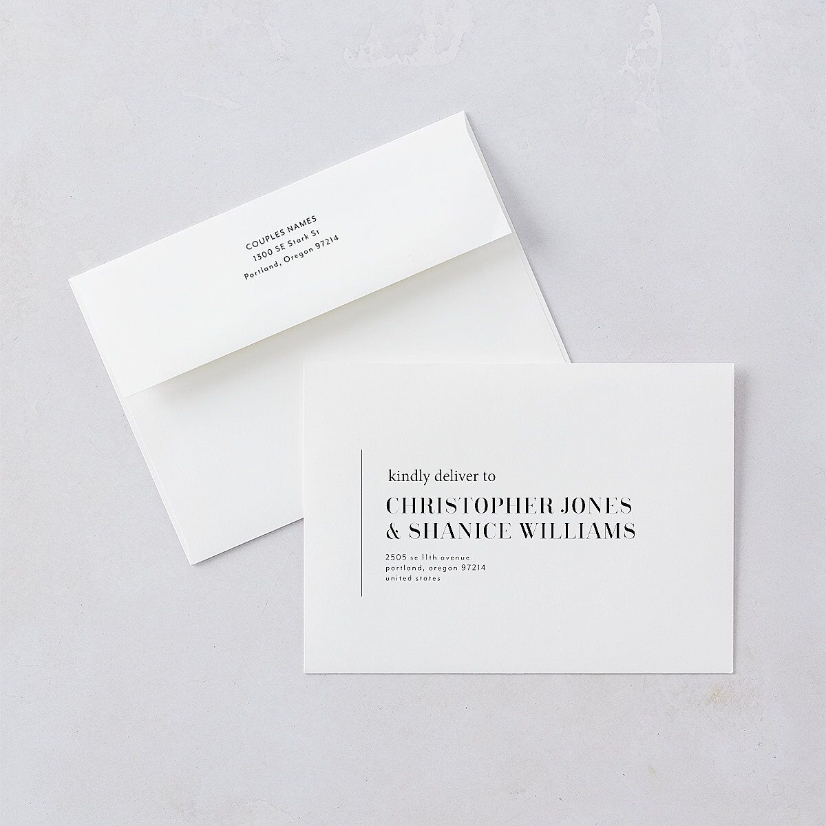 Classic Border Rehearsal Dinner Invitations Midnight Signature Blank
