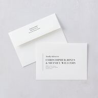 Classic Border Rehearsal Dinner Invitations Midnight Signature Blank