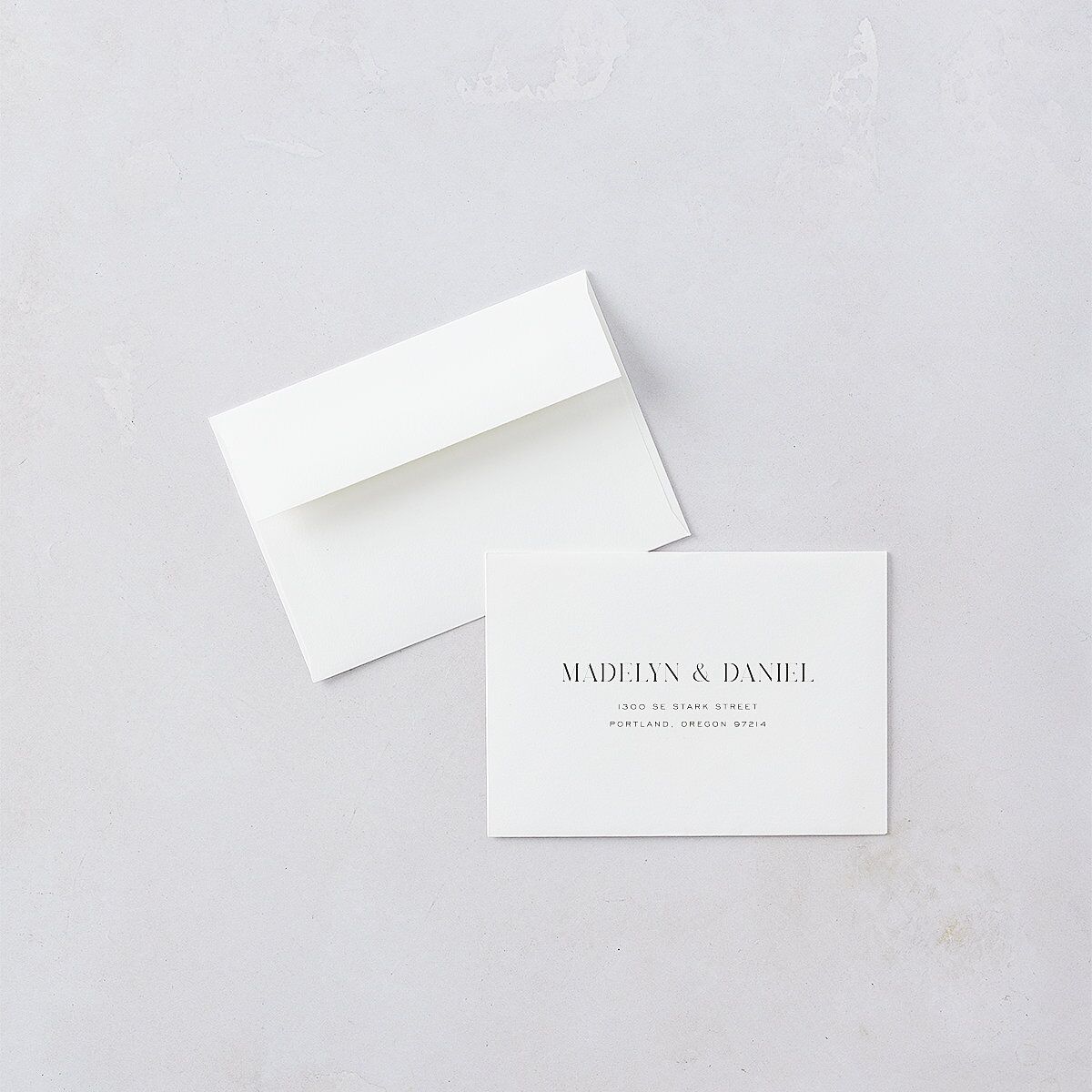 Ampersand Greenery Foil Wedding Response Cards Gold Linen Signature Standard