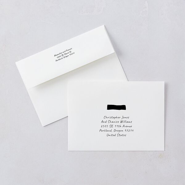 Customizable Couple Save the Date Cards Couple 1 Signature smooth Blank No Standard