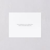 Contrast Type Save the Date Petite Cards Jewel Red Signature smooth Blank No Standard