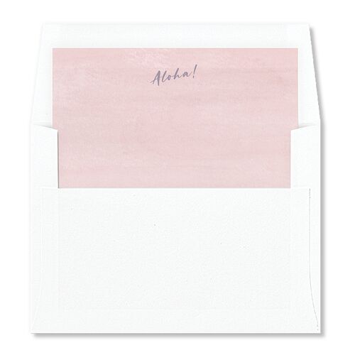 Vintage Hawaiian Island Standard Envelope Liners Midnight Navy Standard