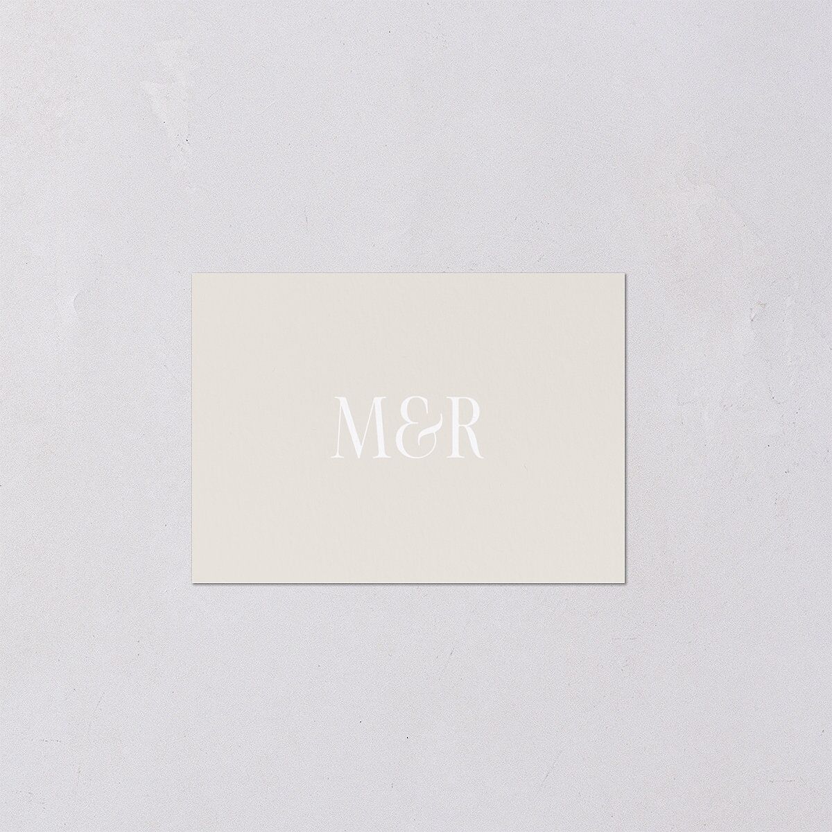 Polished Photo Foil QR Code RSVP Cards Pure White Signature Standard