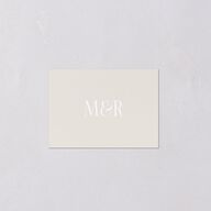 Polished Photo Foil QR Code RSVP Cards Pure White Signature Standard