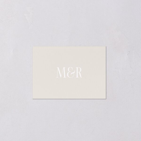 Polished Photo Foil QR Code RSVP Cards Pure White Signature Standard