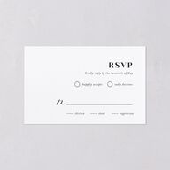 Vibrant Floral All-in-One Wedding Invitations Raspberry Signature Light Both Recipient and Return Addresses