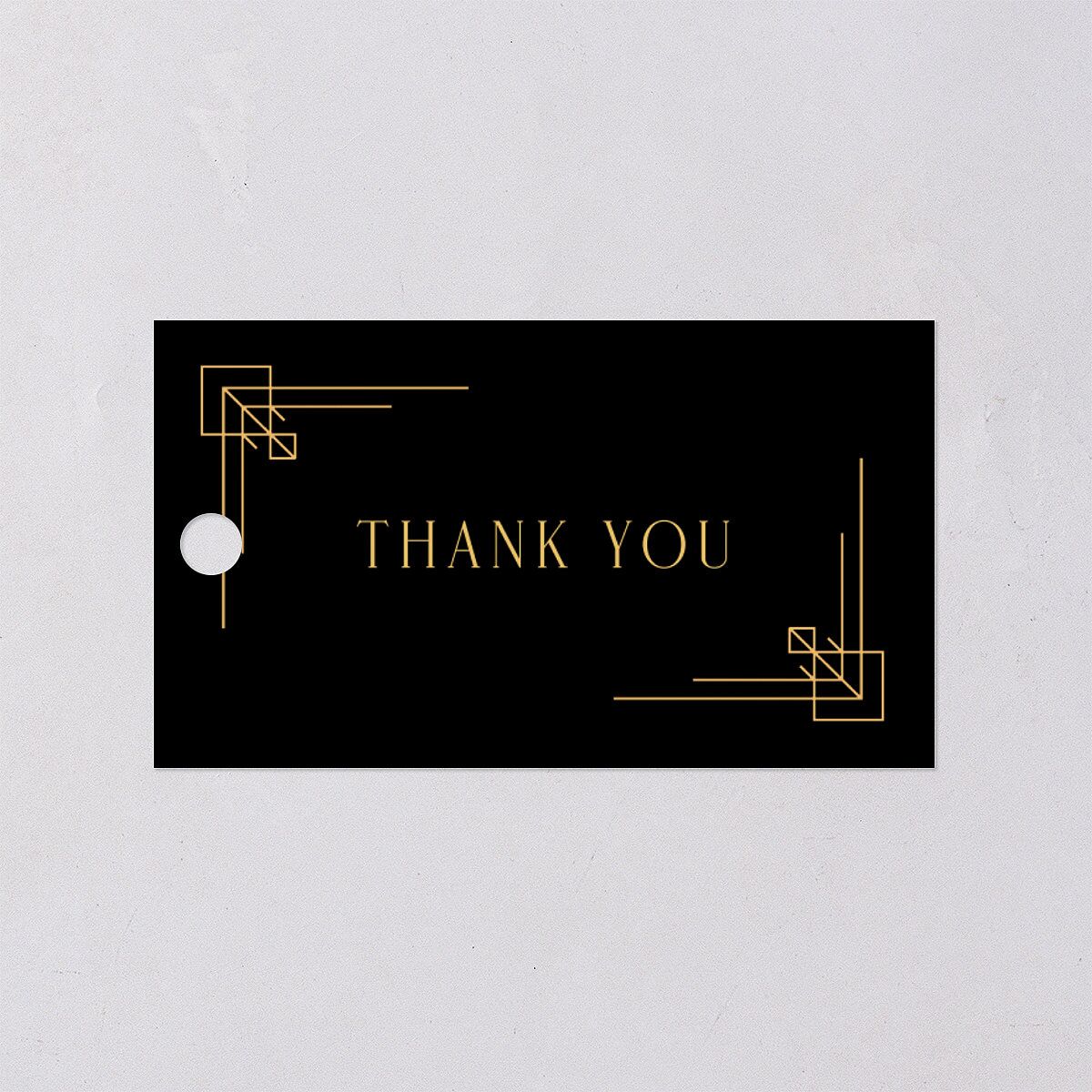 Vintage Hollywood Favor Gift Tags Licorice Signature