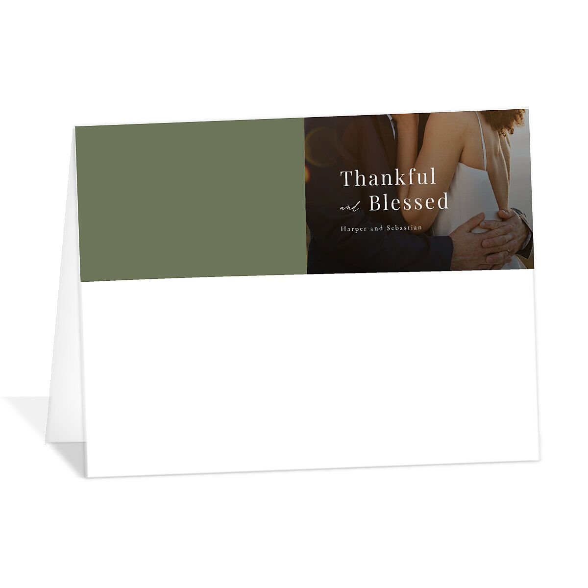 Snowy Mountainside Thank You Cards