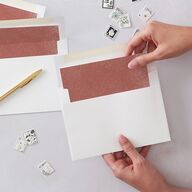Merry Everything Envelope Liners Desert Rose Standard