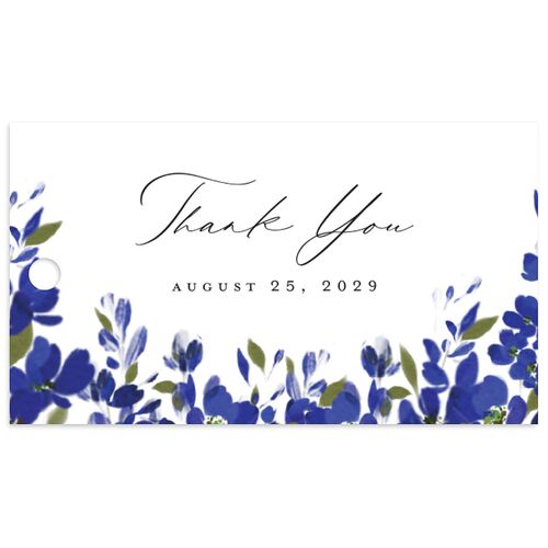 Delphinium Crest Favor Gift Tags Lavender Signature