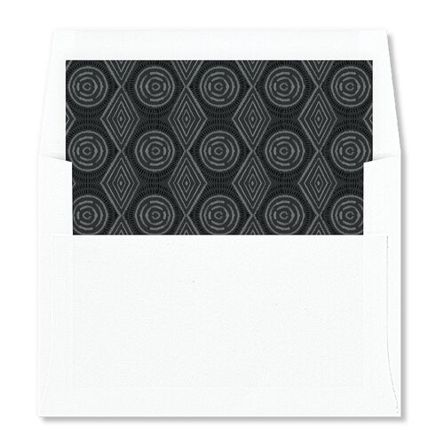 Sahara Pattern Standard Envelope Liners Licorice Standard