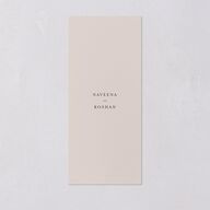Indian Gilded Adornment Menus Gold Sand Signature