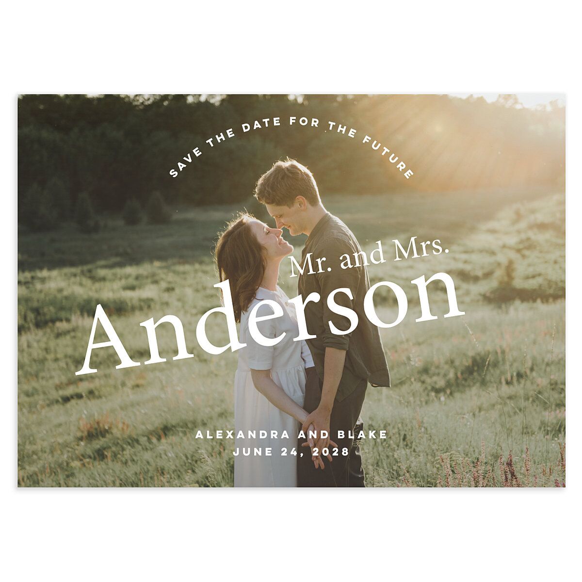Future Newlyweds Save the Date Cards