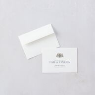 Church Stained Glass Wedding Response Cards Moody Blue Signature Standard
